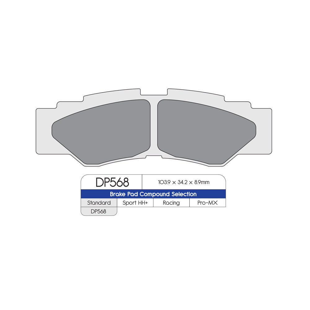 DP Brake Pads DP568 Sintered Brake Pads