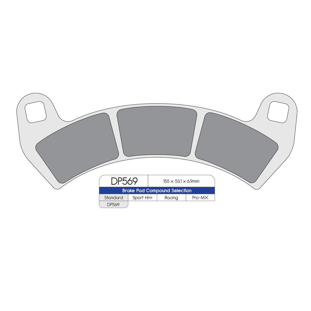 DP Brake Pads DP569 Sintered Brake Pads