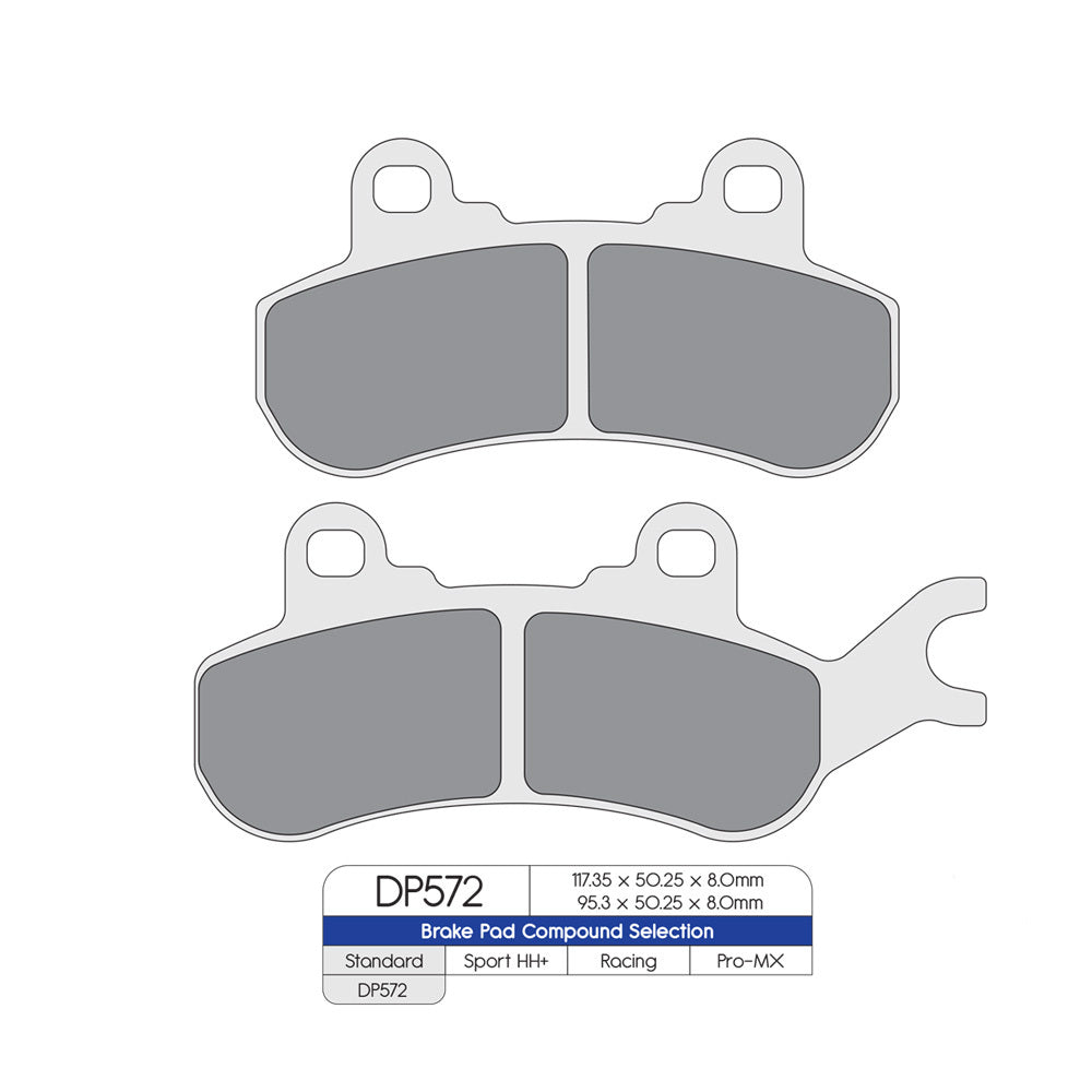 DP Brake Pads DP572 Sintered Brake Pads