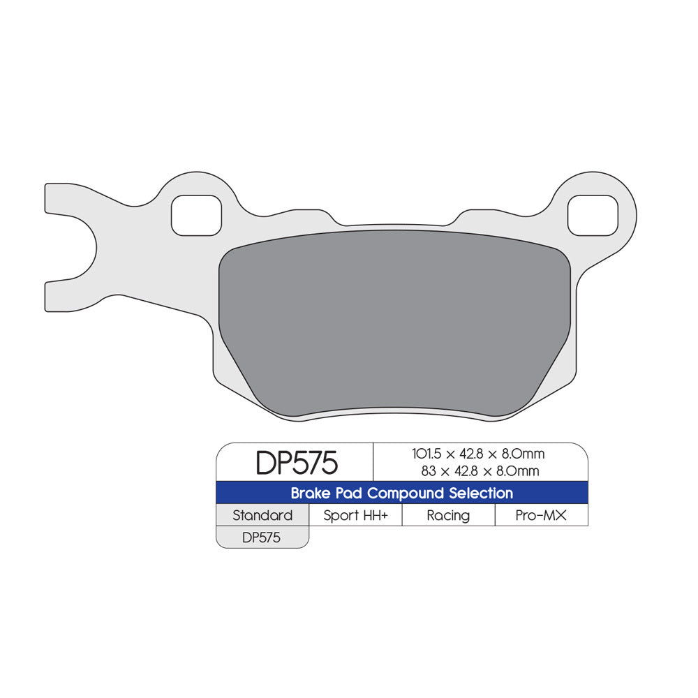 DP Brake Pads DP575 Sintered Brake Pads
