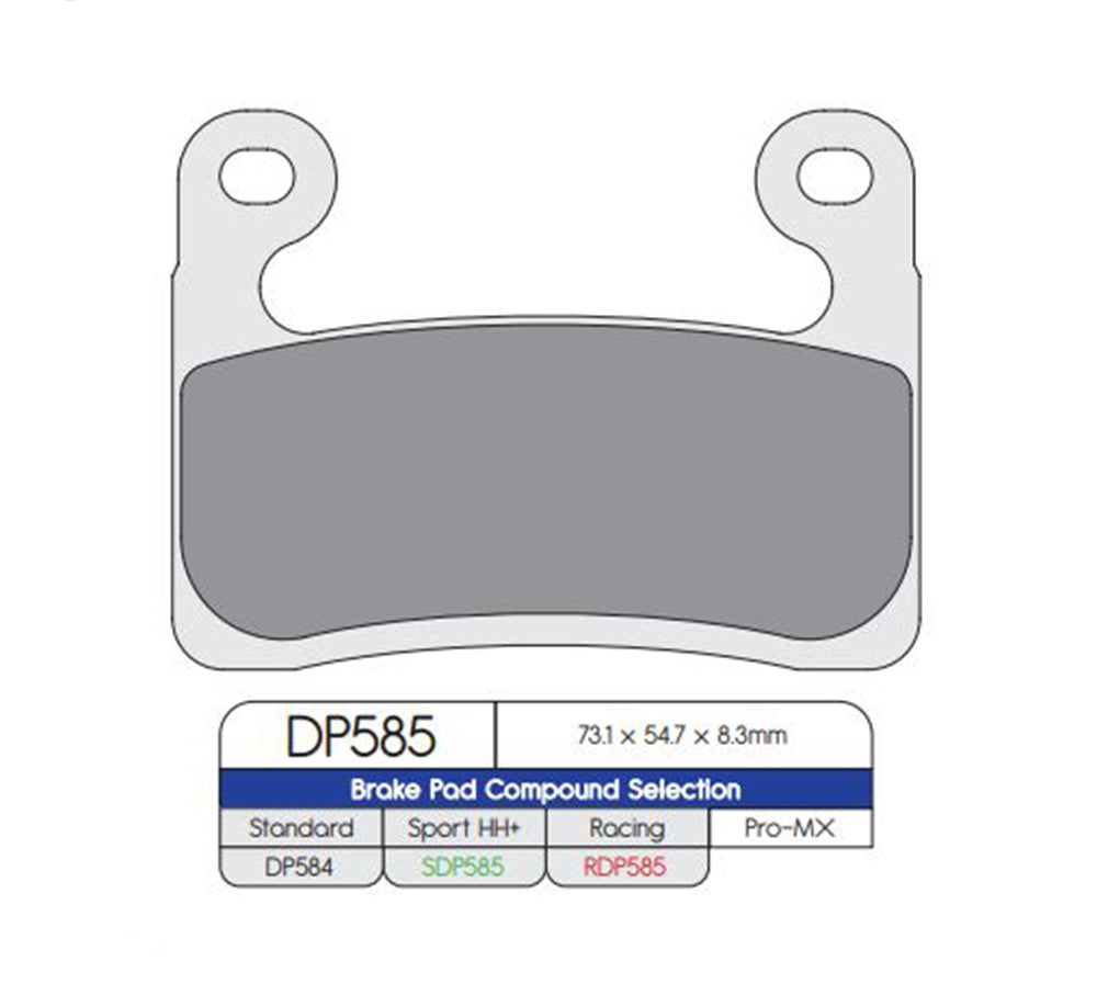 DP Brake Pads DP585 Sintered Brake Pads