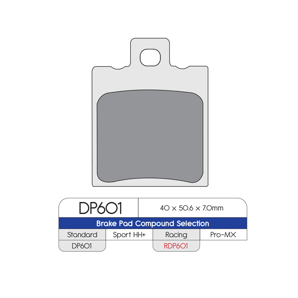 DP Brake Pads DP601 Sintered Brake Pads