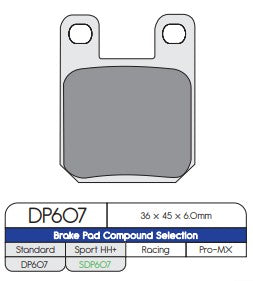 DP Brakes DP607 Sintered Brake Pads