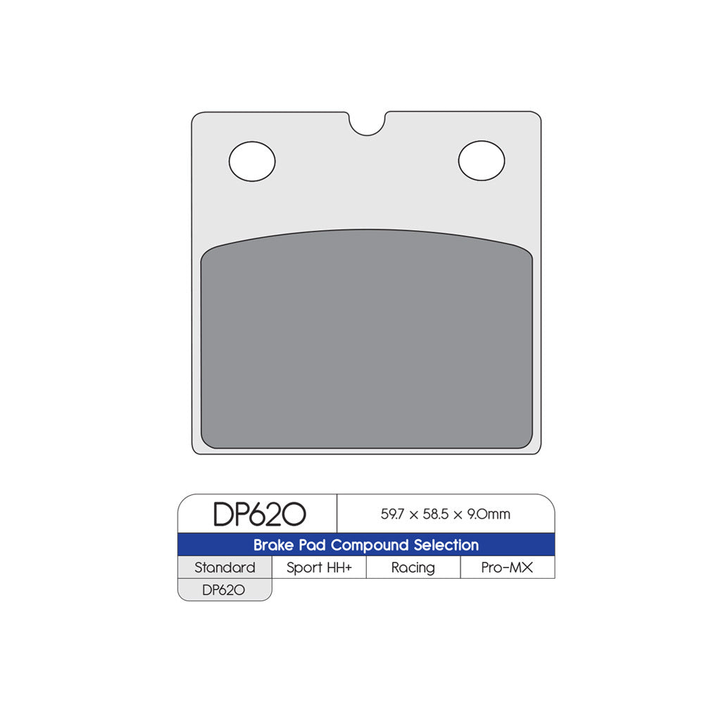 DP Brake Pads DP620 Sintered Brake Pads