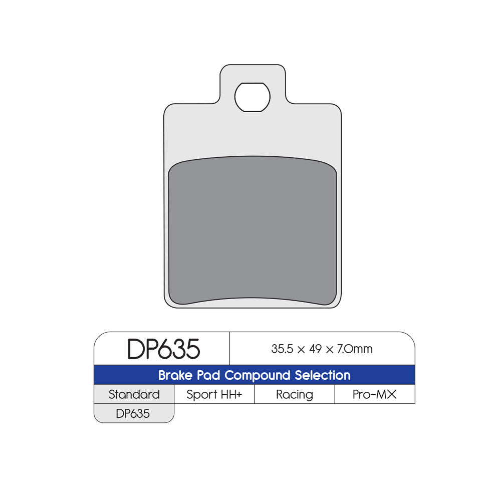 DP Brake Pads DP635 Sintered Brake Pads