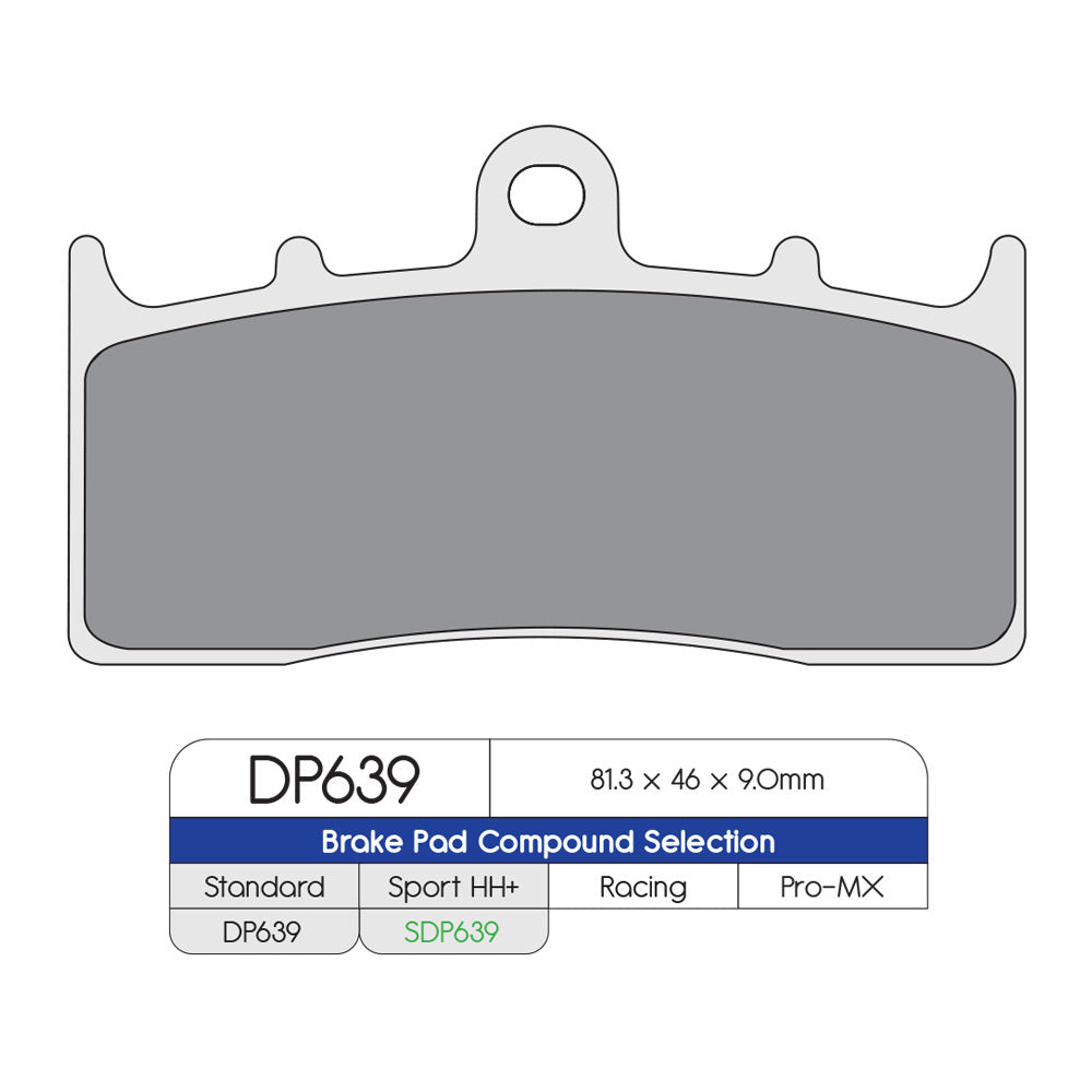 DP Brake Pads DP639 Sintered Brake Pads