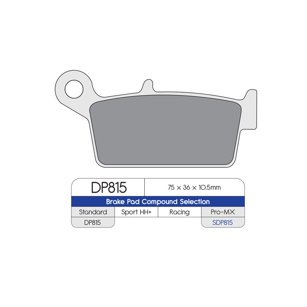 DP Brake Pads DP815 Sintered Brake Pads