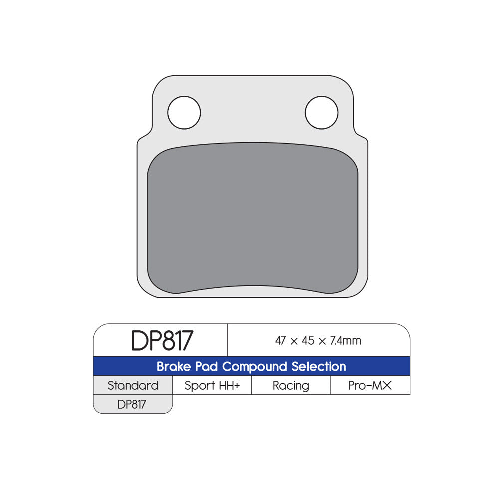 DP Brake Pads DP817 Sintered Brake Pads