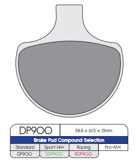 DP Brakes DP900 Sintered Brake Pads