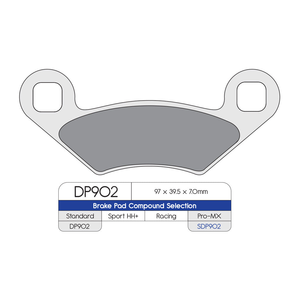 DP Brake Pads DP902 Sintered Brake Pads