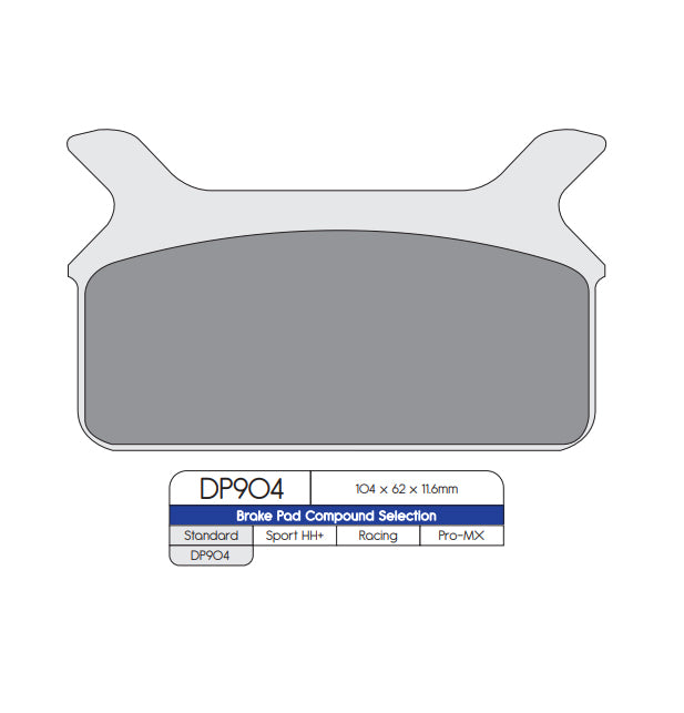 DP Brake Pads DP904 Sintered Brake Pads