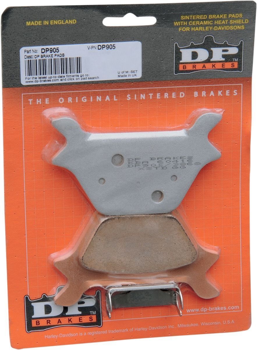 DP Brakes DP905 Sintered Rear Brake Pads for Big Twin 87-99 [INTERNAL]