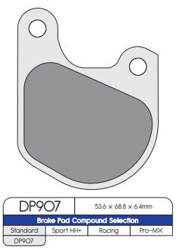 DP Brakes DP907 Sintered Brake Pads