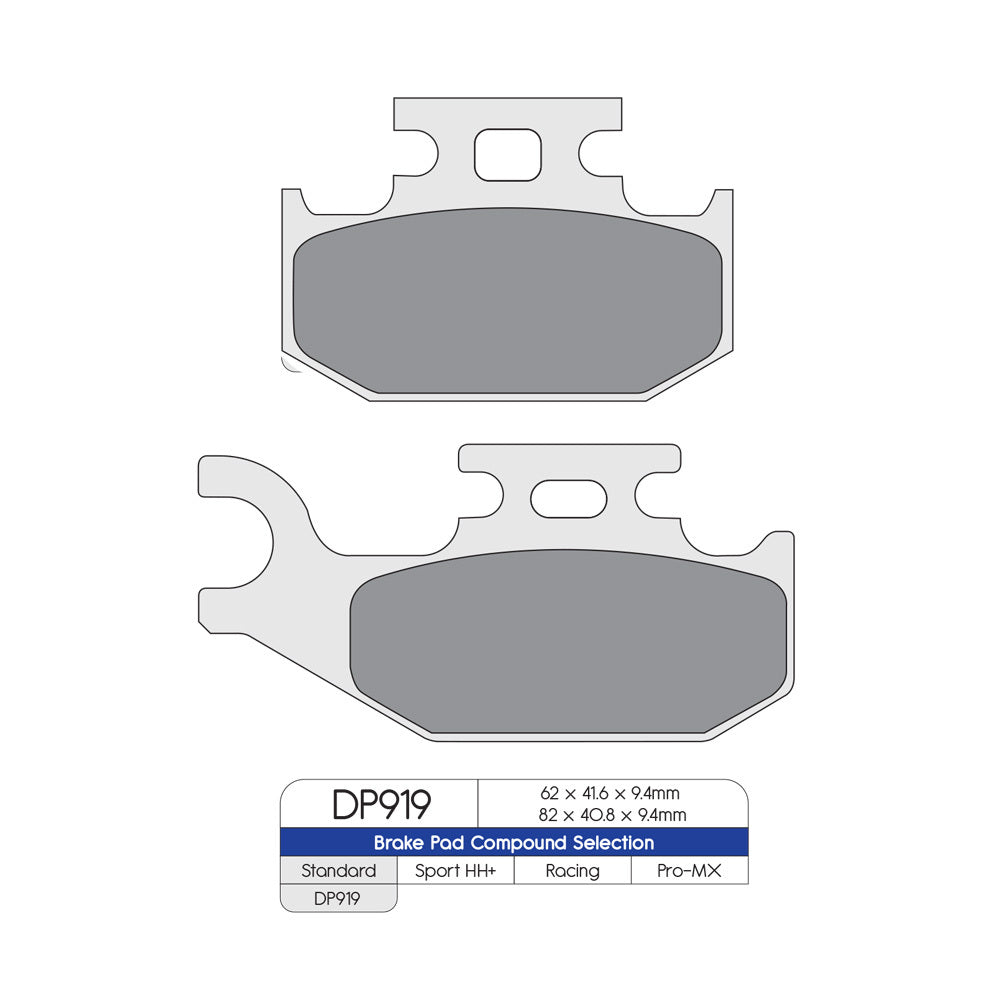 DP Brake Pads DP919 Sintered Brake Pads