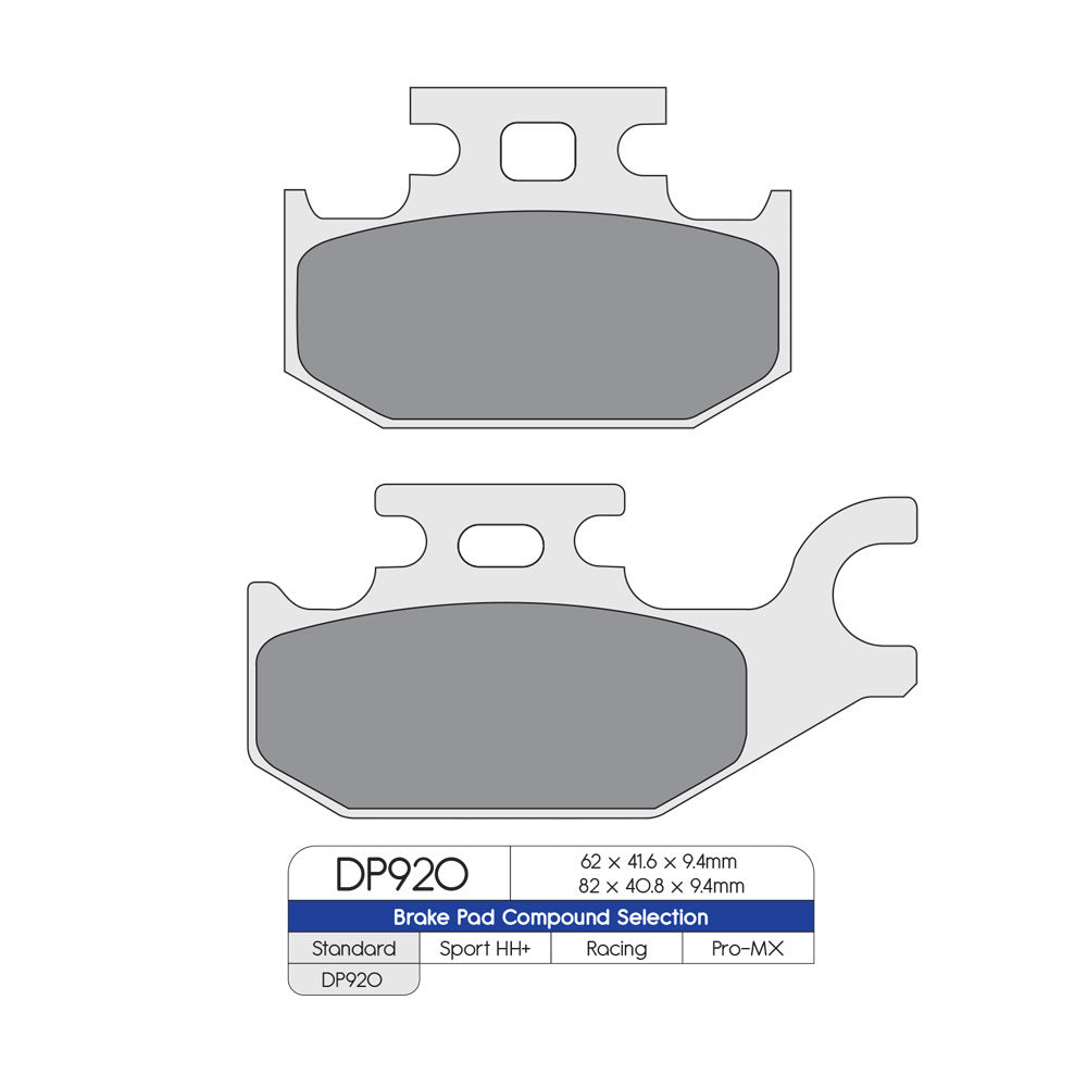 DP Brake Pads DP920 Sintered Brake Pads