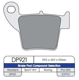 DP Brakes DP921 Sintered Brake Pads