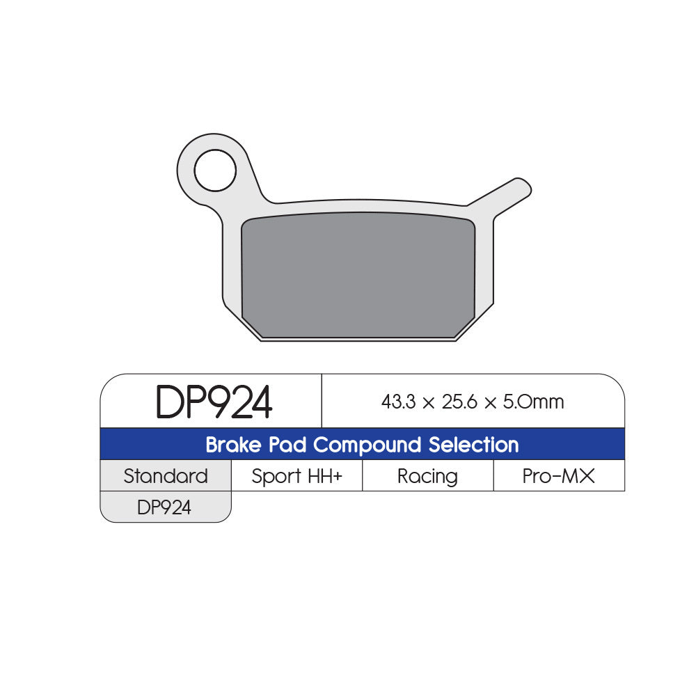 DP Brake Pads DP924 Sintered Brake Pads