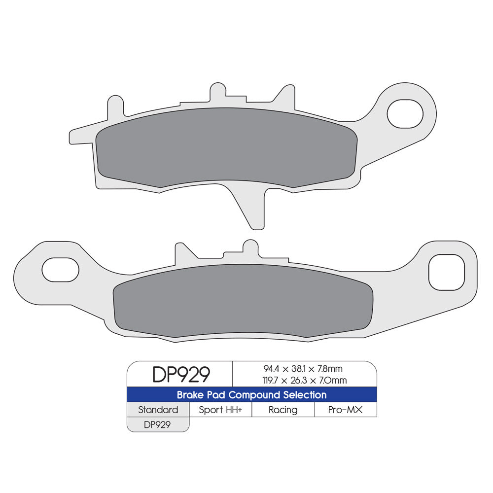 DP Brake Pads DP929 Sintered Brake Pads