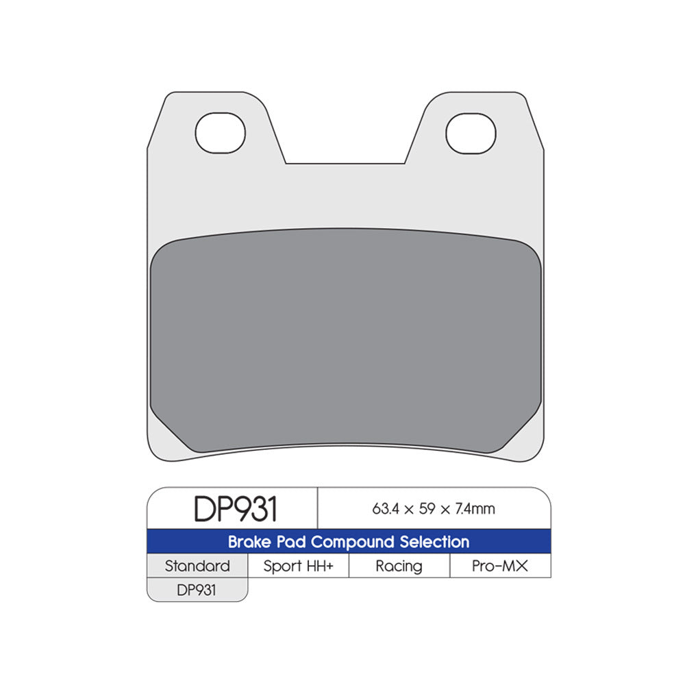 DP Brake Pads DP931 Sintered Brake Pads