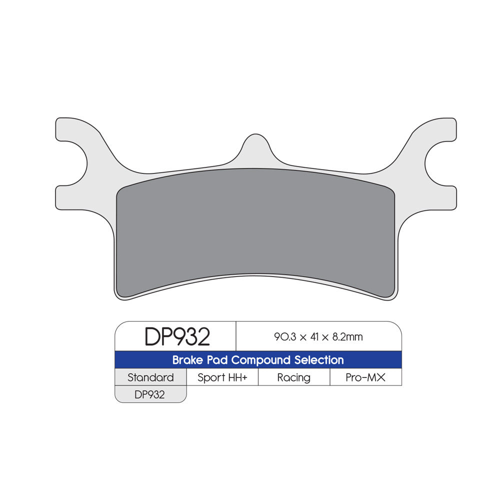 DP Brake Pads DP932 Sintered Brake Pads