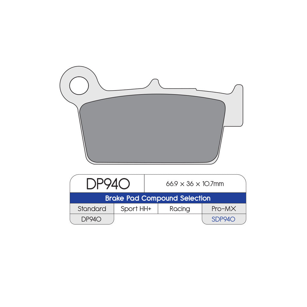 DP Brake Pads DP940 Sintered Brake Pads