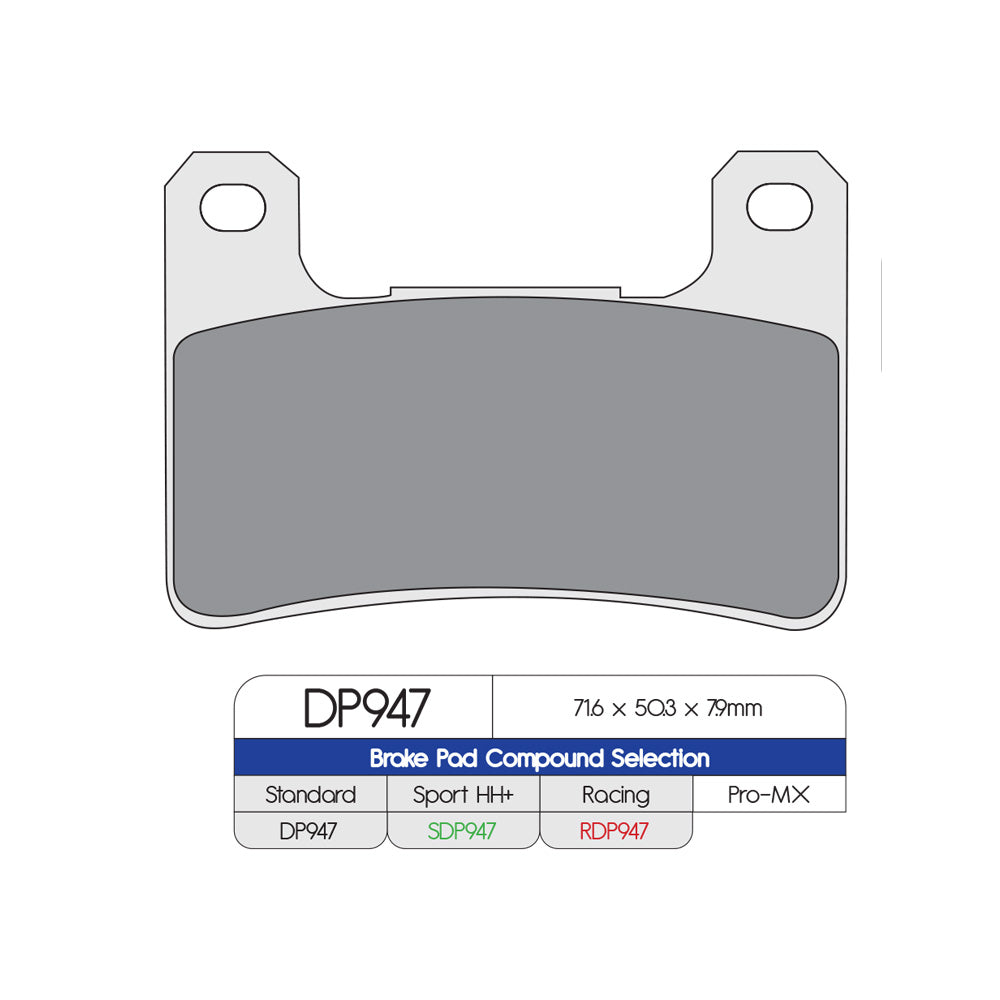 DP Brakes SDP947 SDP SPORT HH+ Brake Pads