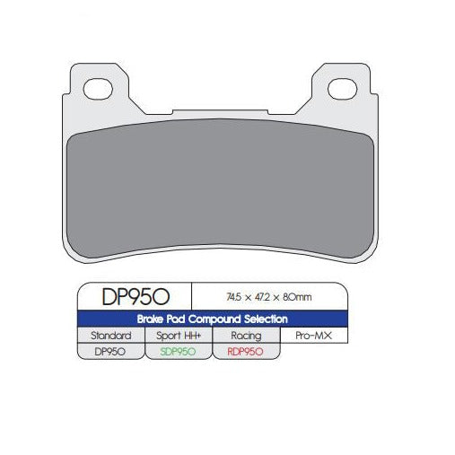 DP Brake Pads DP950 Sintered Brake Pads