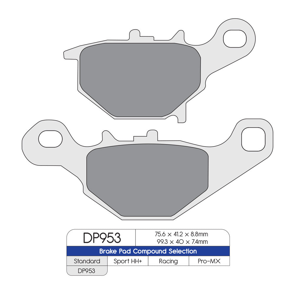 DP Brake Pads DP953 Sintered Brake Pads