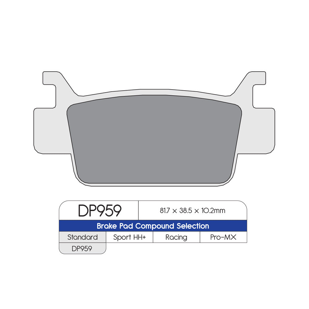 DP Brake Pads DP959 Sintered Brake Pads