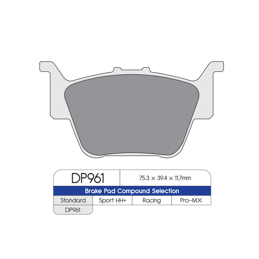 DP Brake Pads DP961 Sintered Brake Pads