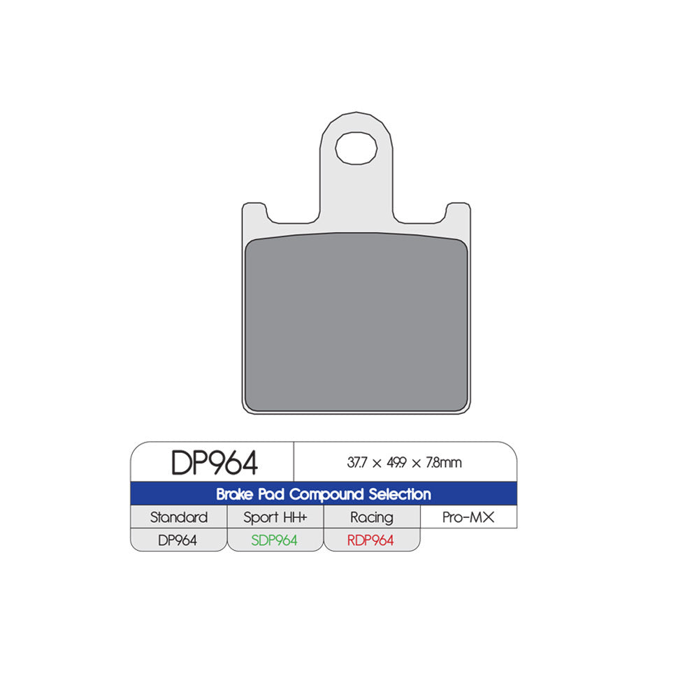 DP Brake Pads DP964 Sintered Brake Pads