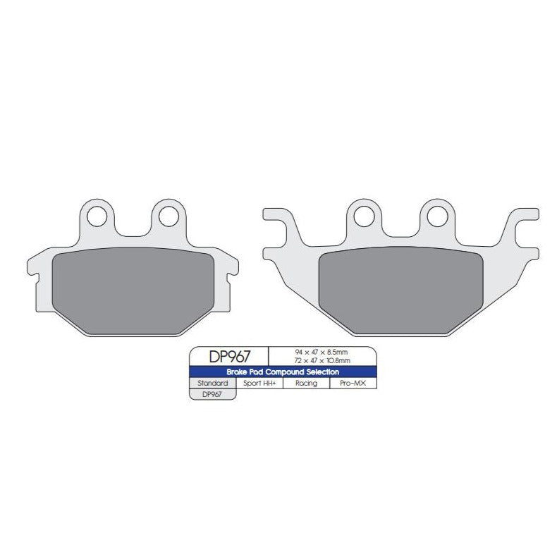 DP Brake Pads DP967 Sintered Brake Pads