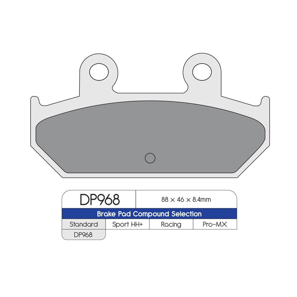 DP Brake Pads DP968 Sintered Brake Pads