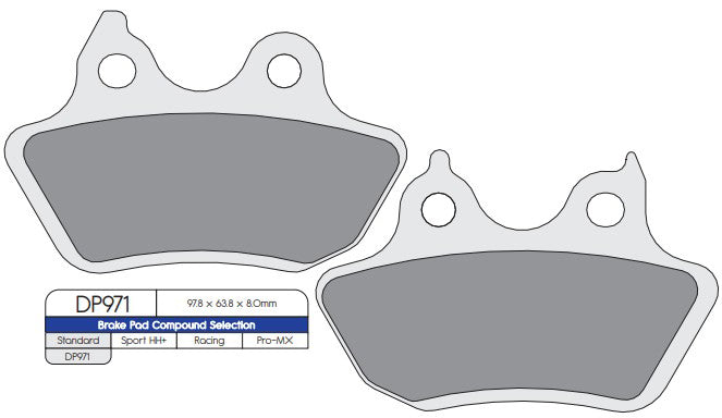 DP Brakes DP971 Sintered Brake Pads