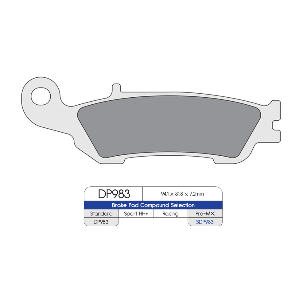 DP Brake Pads DP983 Sintered Brake Pads