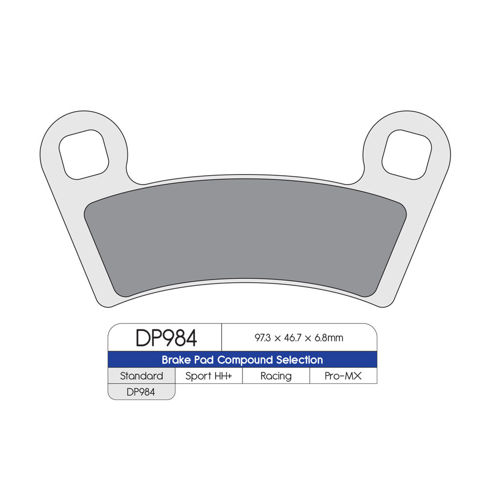 DP Brake Pads DP984 Sintered Brake Pads