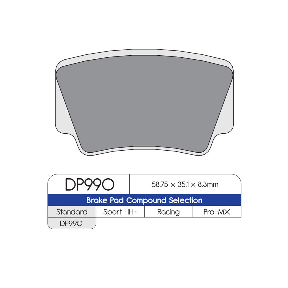 DP Brake Pads DP990 Sintered Brake Pads