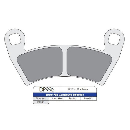 DP Brake Pads DP996 Sintered Brake Pads