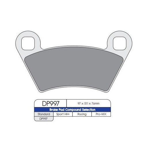 DP Brake Pads DP997 Sintered Brake Pads