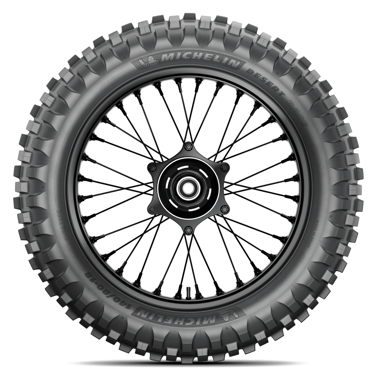 Michelin Desert Race Baja Rear Tyre 140/80-18 70R Tube Type - EasyR