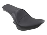 Drag Specialties DS-0802-0729 Predator 2-Up Dual Seat Smooth Solar Leather Black for Harley-Davidson Softail 84-99