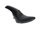 Drag Specialties DS-0802-0779 Predator Dual Seat Smooth Solar Leather Black for Harley-Davidson Softail Slim 12-17/Blackline 11-13