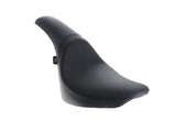 Drag Specialties DS-0802-1153 Predator Dual Seat Smooth Solar Leather Black for Harley-Davidson Softail Deluxe/Heritage Softail/Slim/Street Bob 18-Up/Standard 20-Up