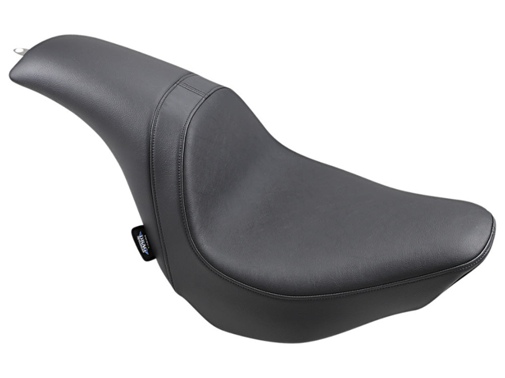 Drag Specialties DS-0802-1181 Predator Dual Seat Smooth Black for Harley-Davidson Fat Boy 18-Up/Breakout 23-Up