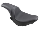 Drag Specialties DS-0802-1181 Predator Dual Seat Smooth Black for Harley-Davidson Fat Boy 18-Up/Breakout 23-Up