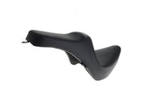 Drag Specialties DS-0802-1365 Predator 3 Dual Seat Smooth Black for Harley-Davidson Softail 84-99