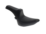 Drag Specialties DS-0802-1365 Predator 3 Dual Seat Smooth Black for Harley-Davidson Softail 84-99