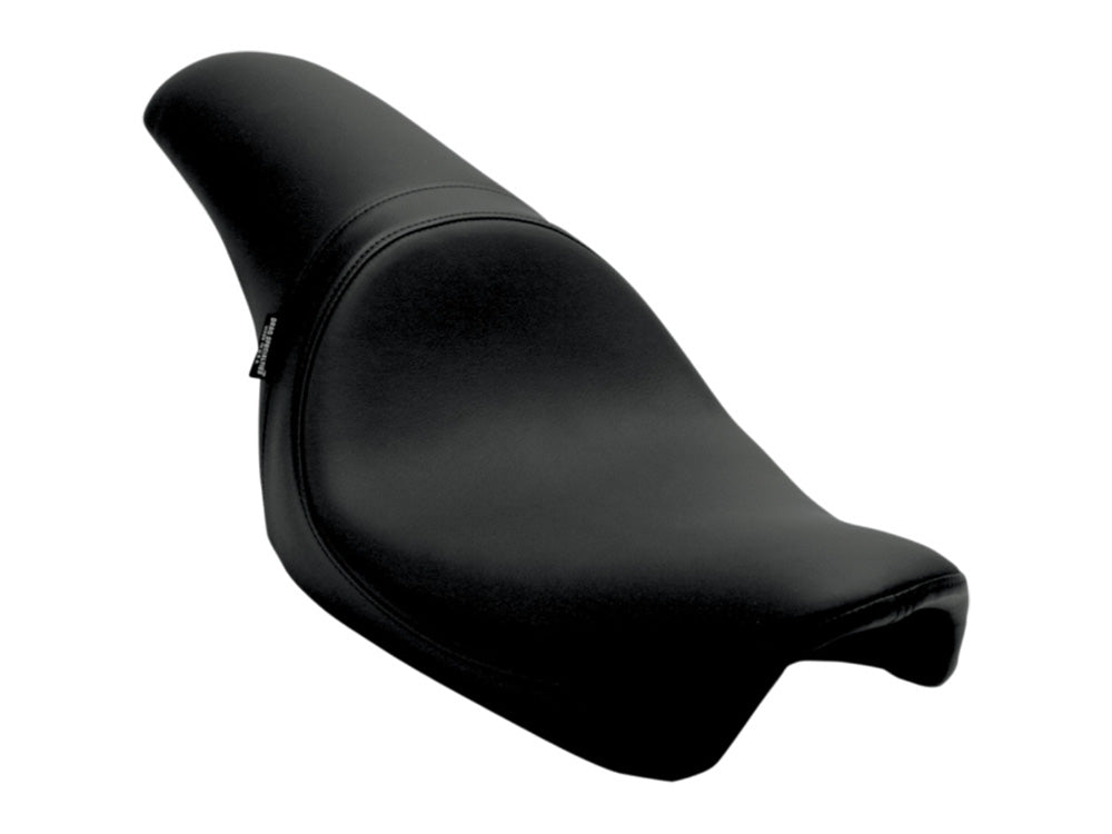 Drag Specialties DS-0803-0285 Predator Dual Seat Smooth Black for Harley-Davidson Dyna 96-03