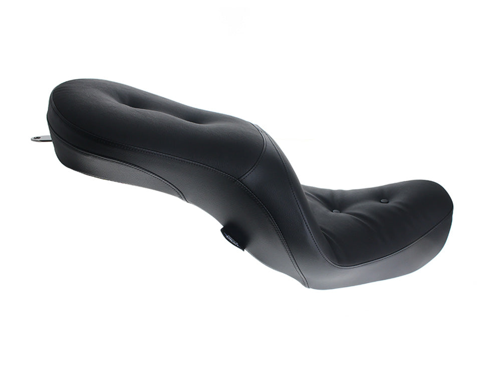 Drag Specialties DS-0803-0560 Low Profile Touring Dual Seat for Harley-Davidson Dyna 06-17