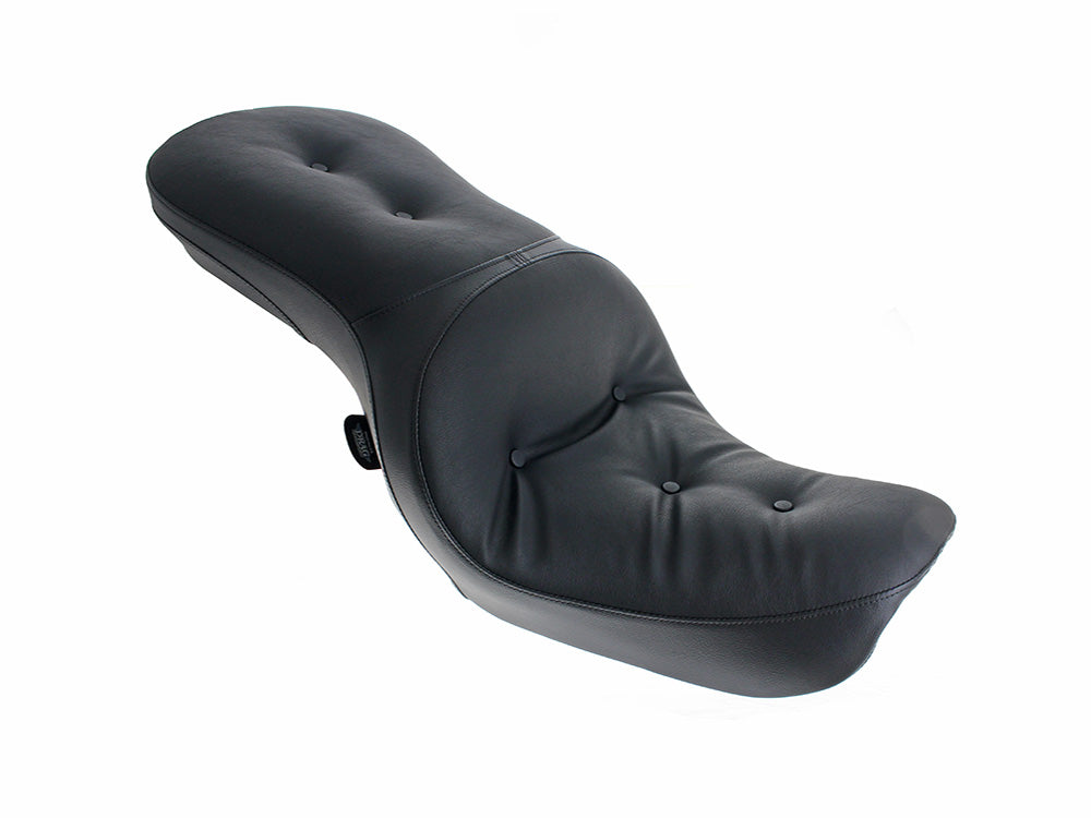 Drag Specialties DS-0803-0560 Low Profile Touring Dual Seat for Harley-Davidson Dyna 06-17